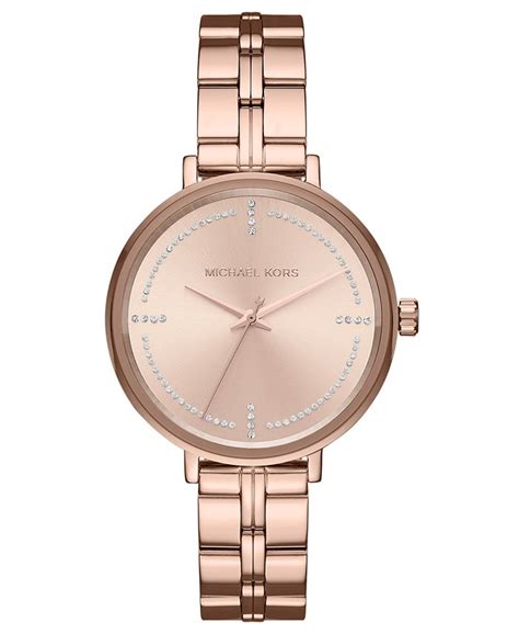 Michael Kors Women's Bridgette Rose Gold